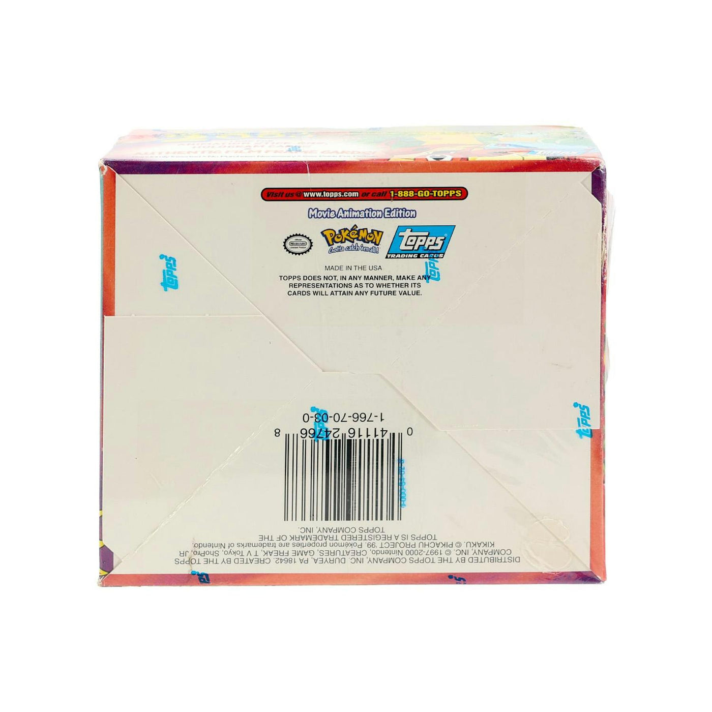Pokemon The Movie 2000 Trading Card Box Topps - First Appearance Holos