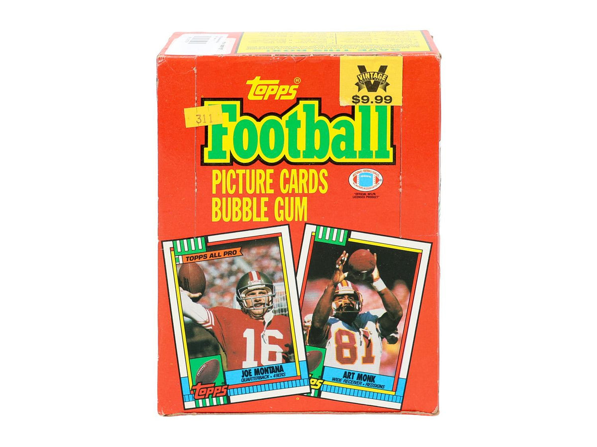 1990 Topps Football Wax Box