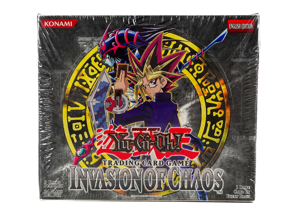 Yu-Gi-Oh Invasion of Chaos Unlimited 24-Pack Booster Box IOC *616