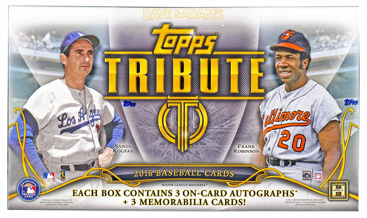 2016 Topps Tribute Baseball Hobby Box (Reed Buy)