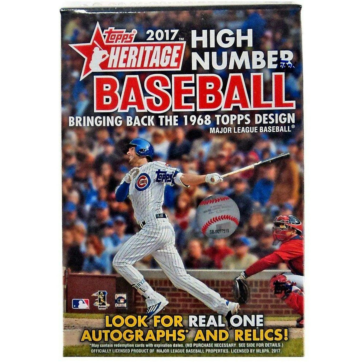 2017 Topps Heritage High Number Baseball Blaster Box