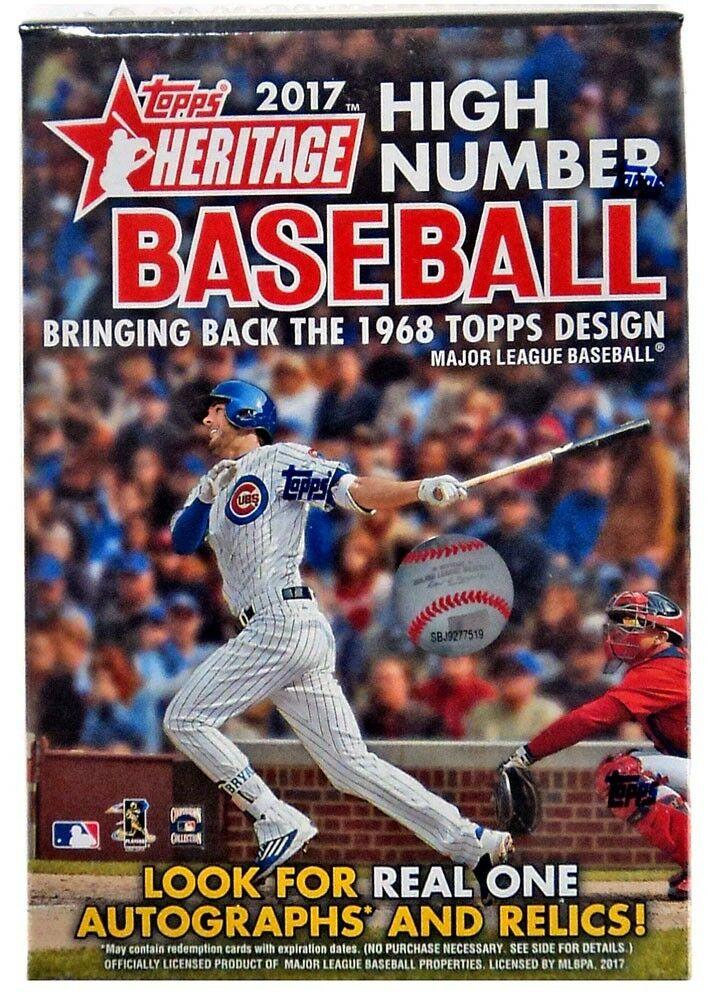 2017 Topps Heritage High Number Baseball Blaster Box