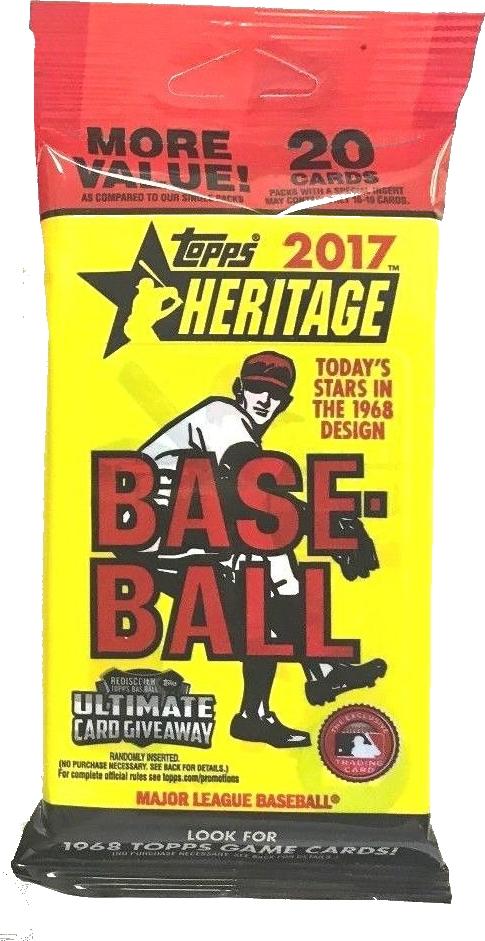 2017 Topps Heritage Baseball Jumbo Value Pack