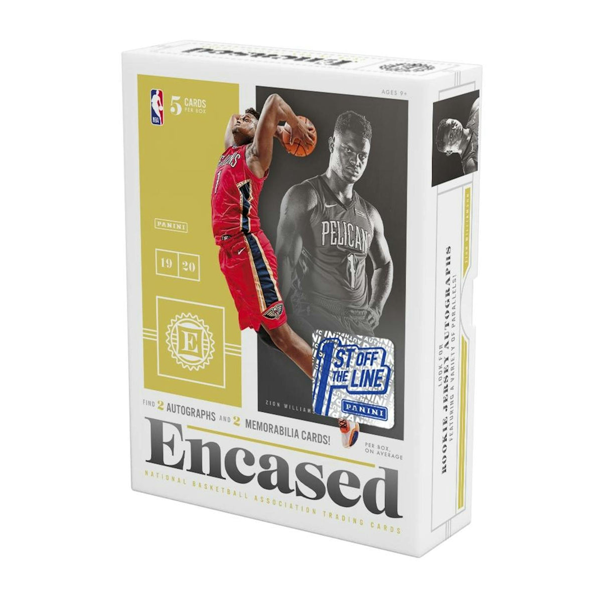 2019/20 Panini Encased 1st Off The Line FOTL Basketball Hobby Box