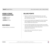 2019/20 Panini Select Basketball H2 Hobby Hybrid Box (Reed Buy)