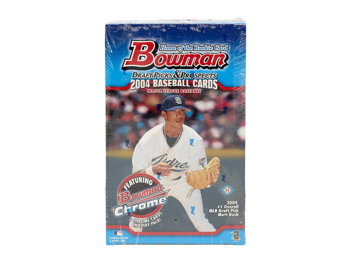 2004 Bowman Draft Picks And Prospects Baseball Hobby Box