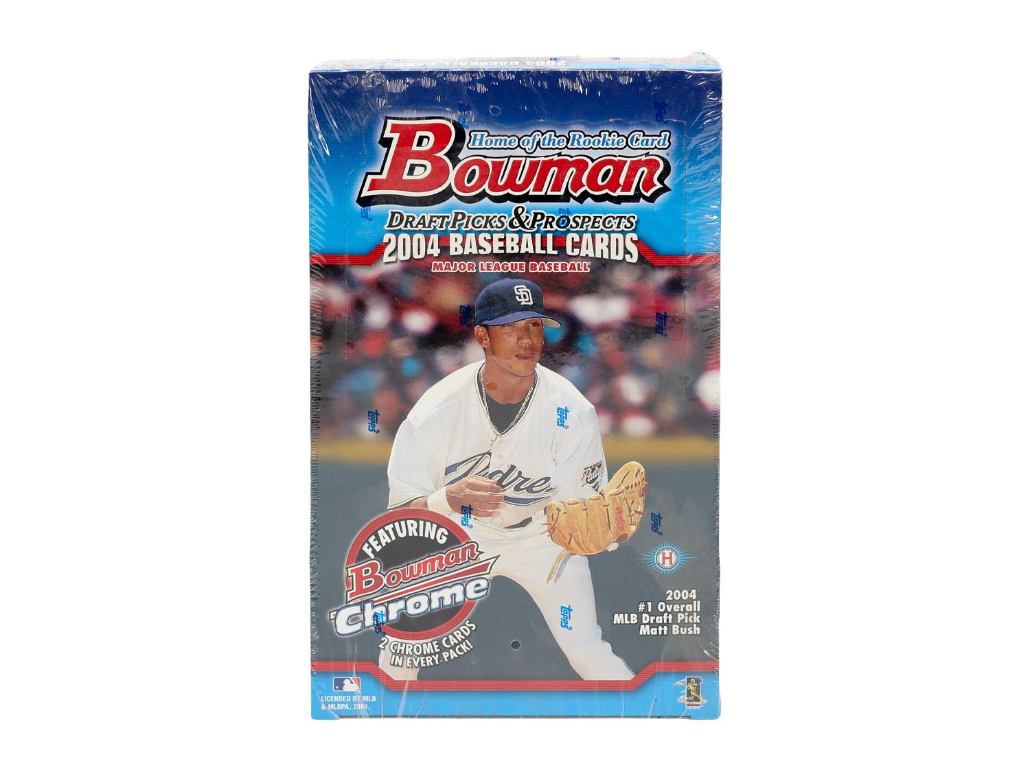 2004 Bowman Draft Picks And Prospects Baseball Hobby Box