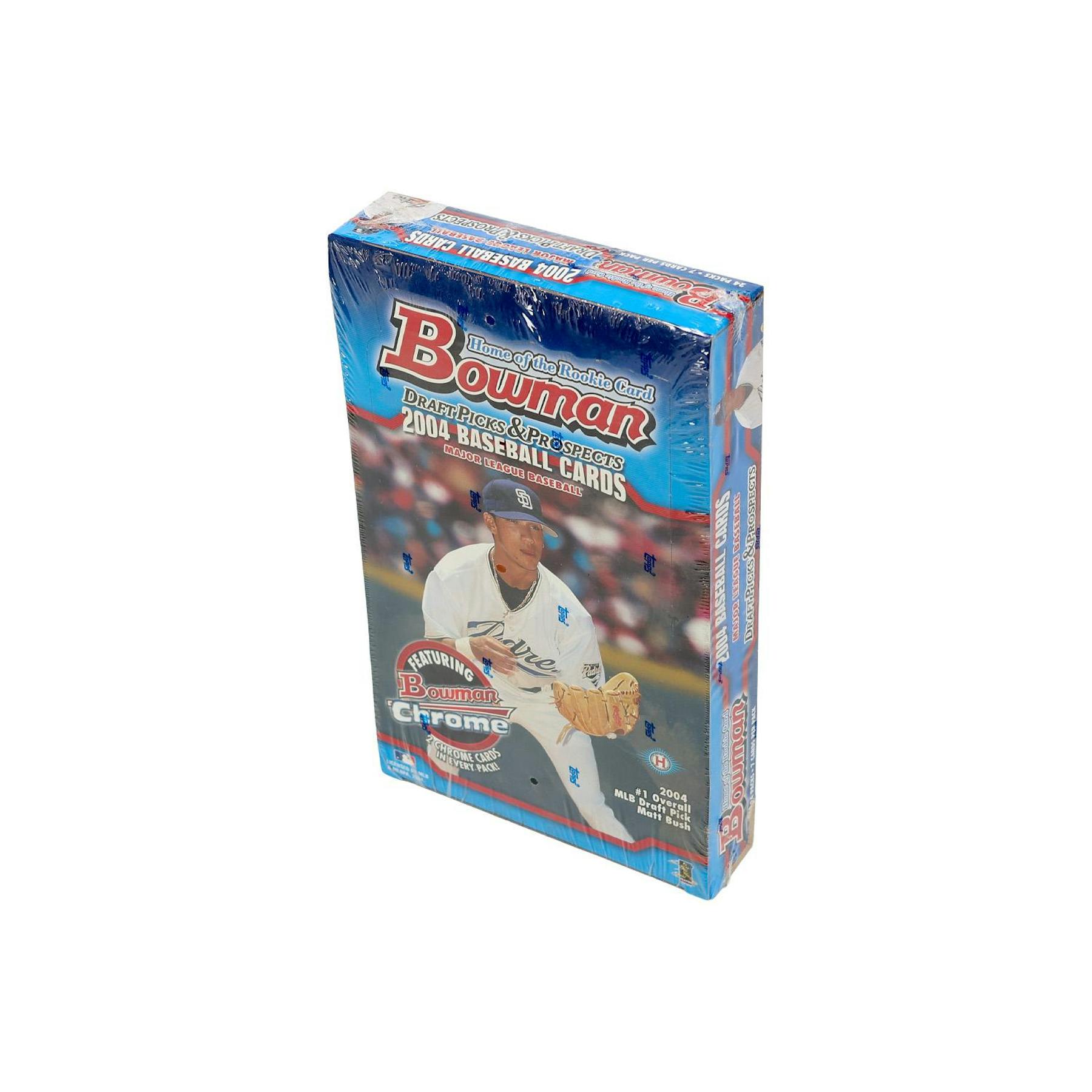 2004 Bowman Draft Picks And Prospects Baseball Hobby Box