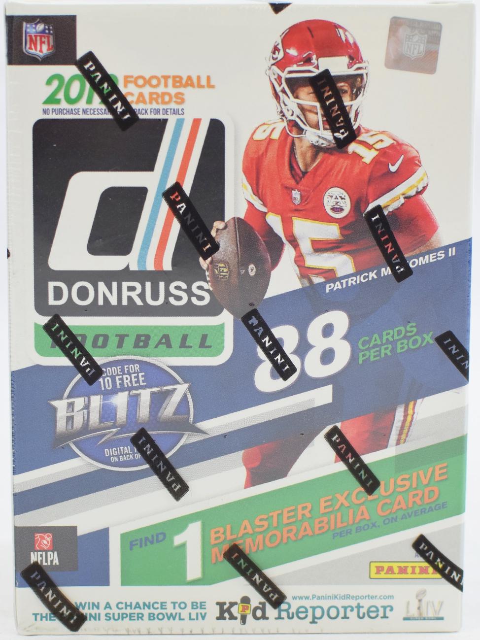 2019 Panini Donruss Football 11-Pack Blaster Box