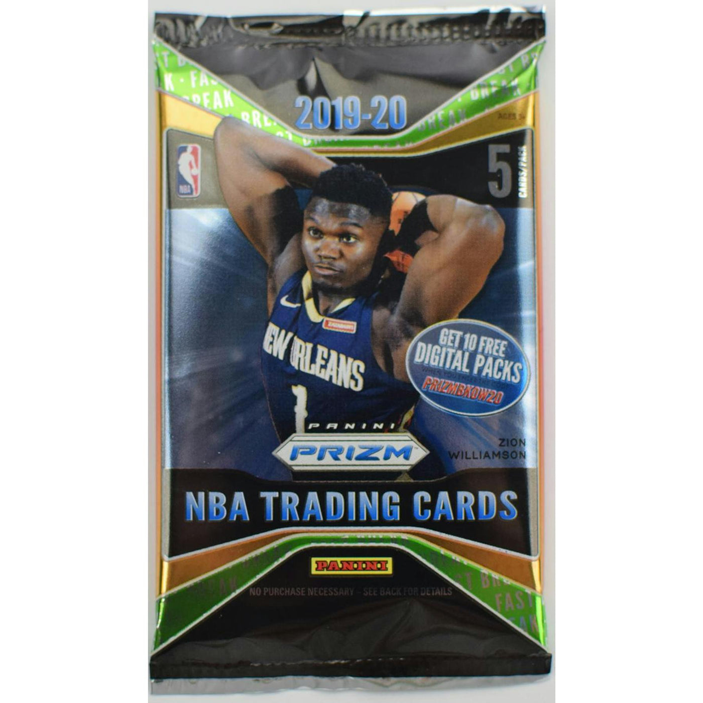 2019/20 Panini Prizm Fast Break Basketball Pack