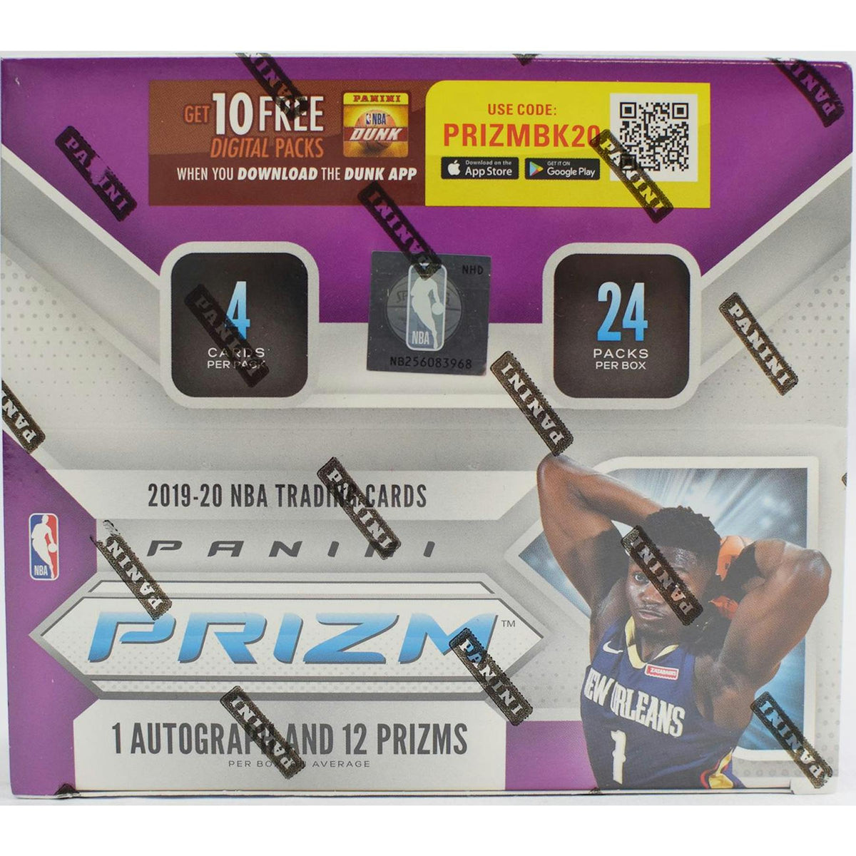 2019/20 Panini Prizm Basketball 24-Pack Retail 20-Box Case (Factory Fresh)