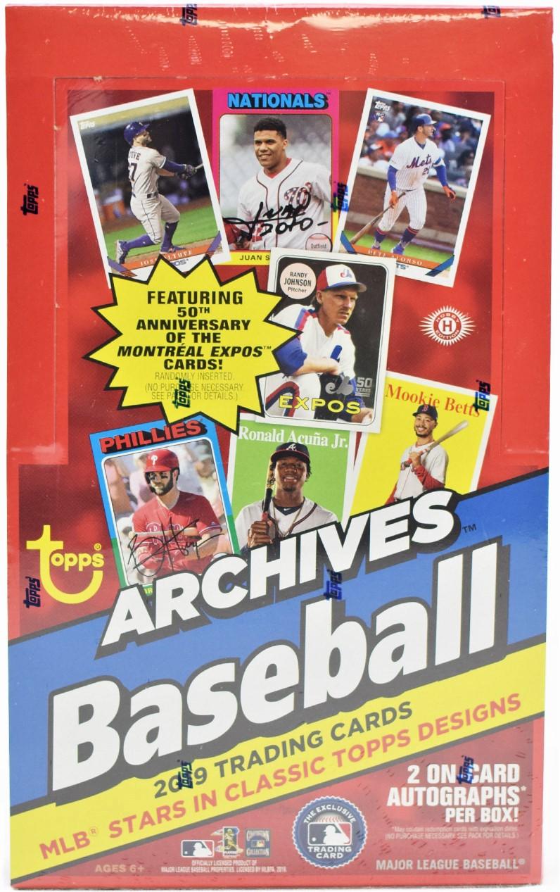 2019 Topps Archives Baseball Hobby Box (Reed Buy)