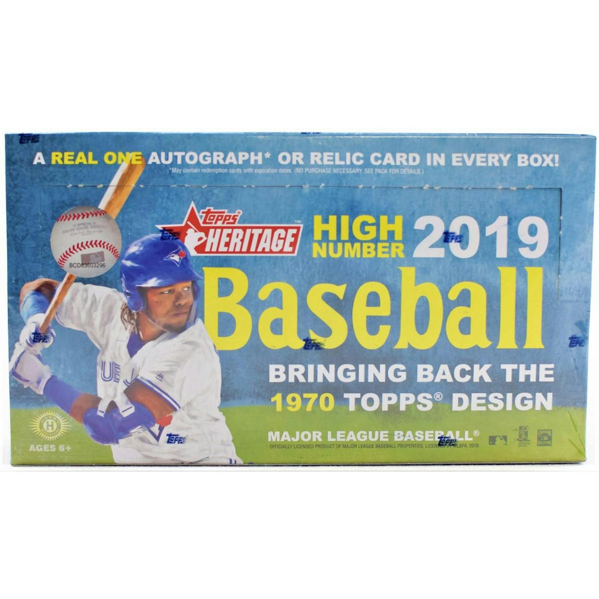 2019 Topps Heritage High Number Baseball Hobby Box (Reed Buy)