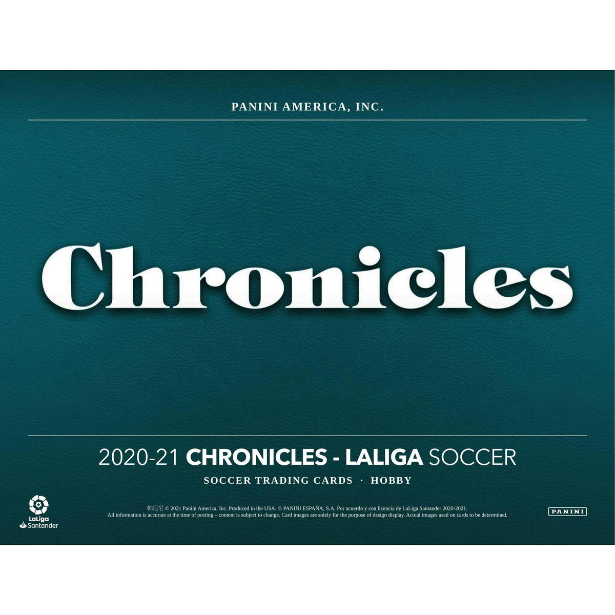 2020/21 Panini Chronicles Soccer Hobby Box