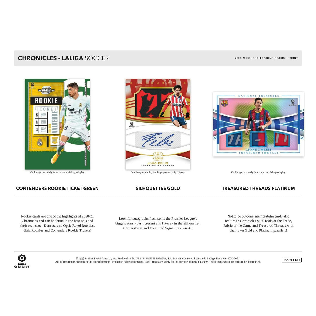 2020/21 Panini Chronicles Soccer Hobby Box
