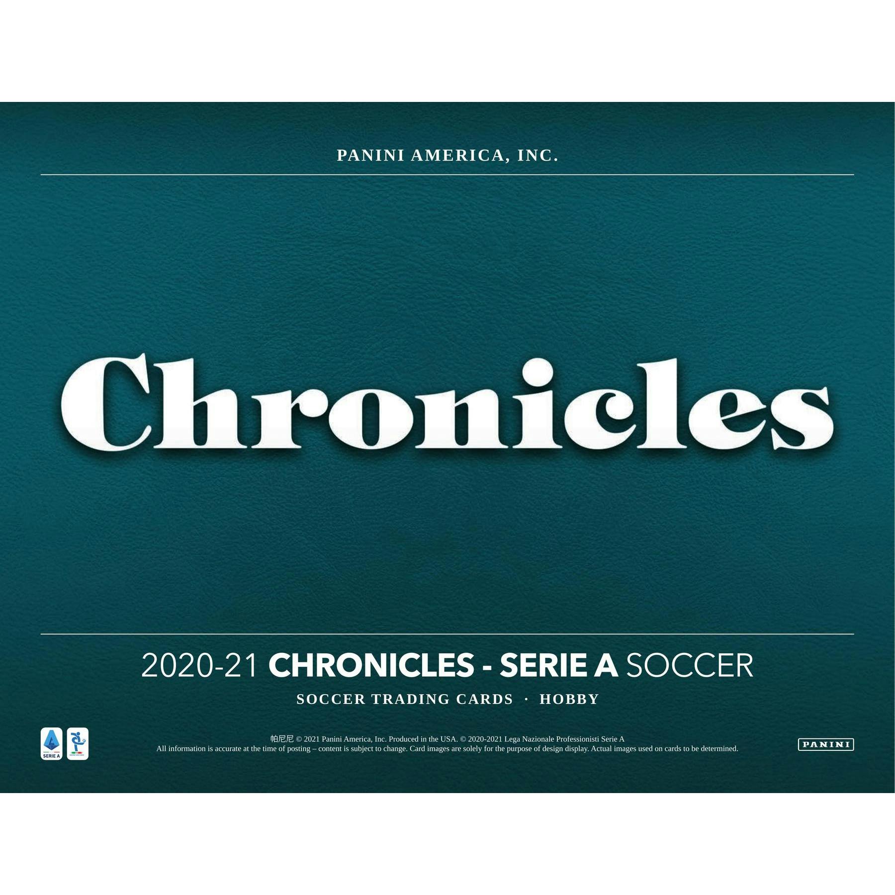 2020/21 Panini Chronicles Soccer Hobby Box