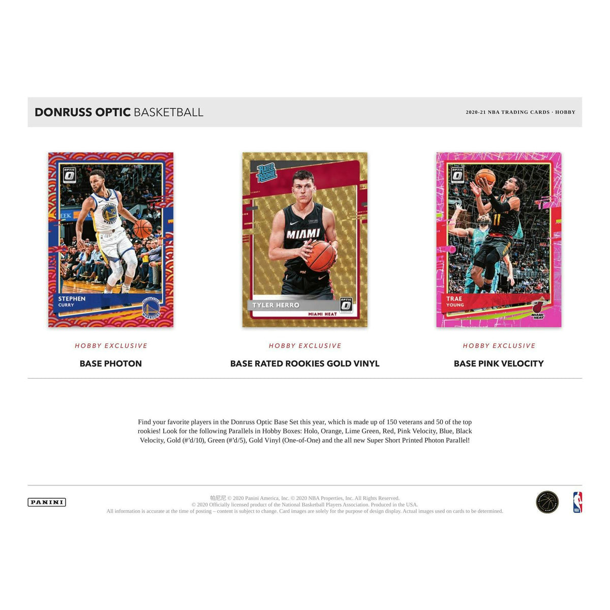 2020/21 Panini Donruss Optic Basketball Hobby Box