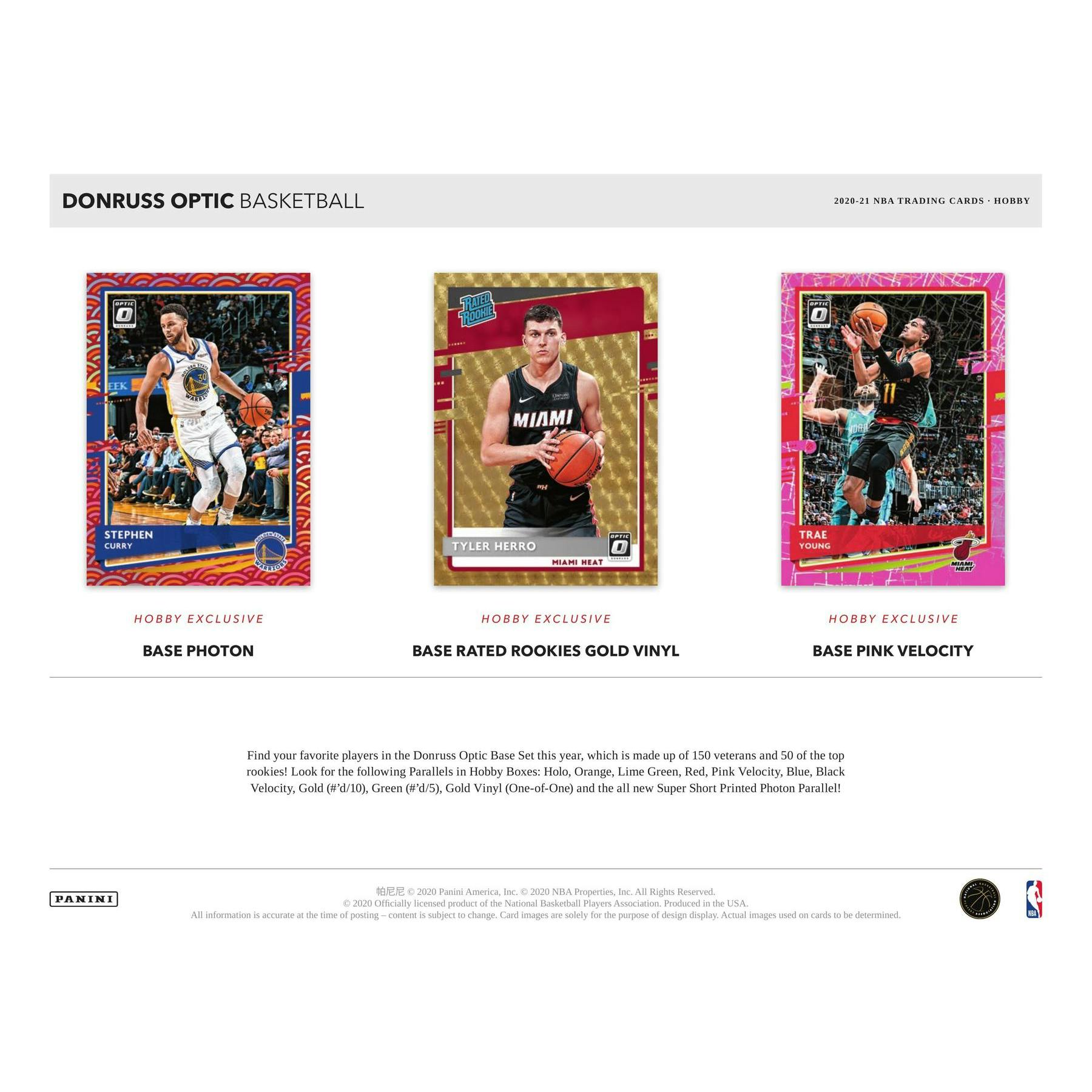 2020/21 Panini Donruss Optic Basketball Hobby Box