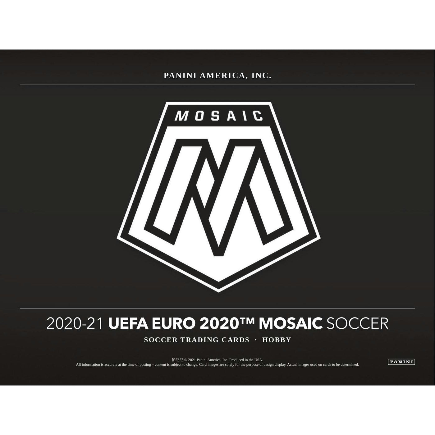 2020/21 Panini Mosaic UEFA Euro 2020 Soccer Hobby Box