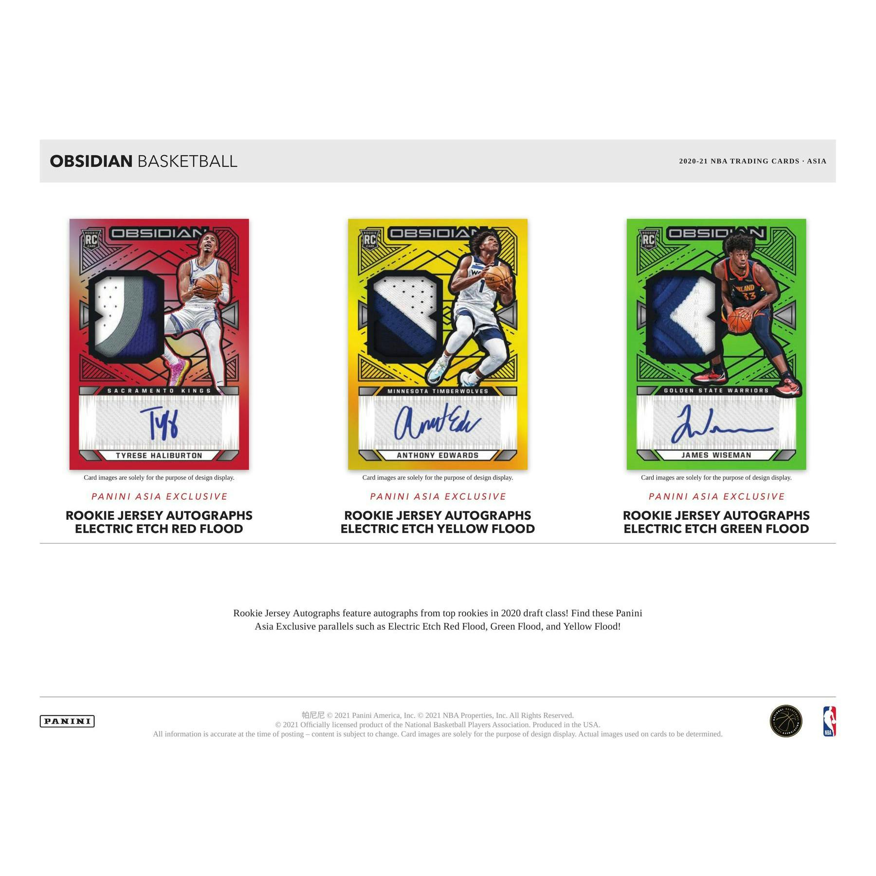 2020/21 Panini Obsidian Basketball Asia Tmall Box