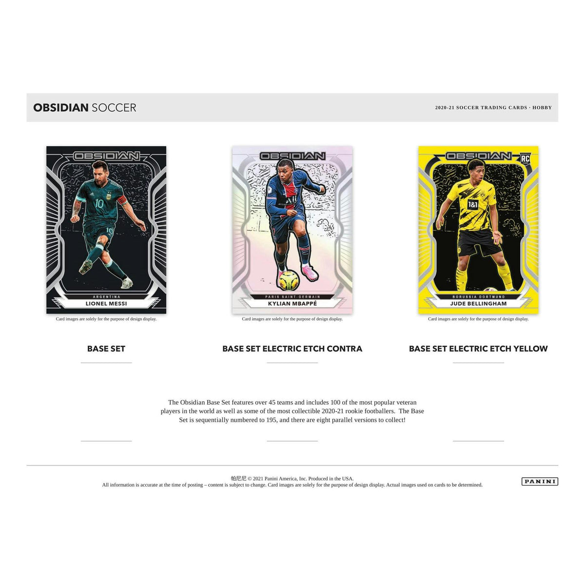 2020/21 Panini Obsidian Soccer Hobby Box
