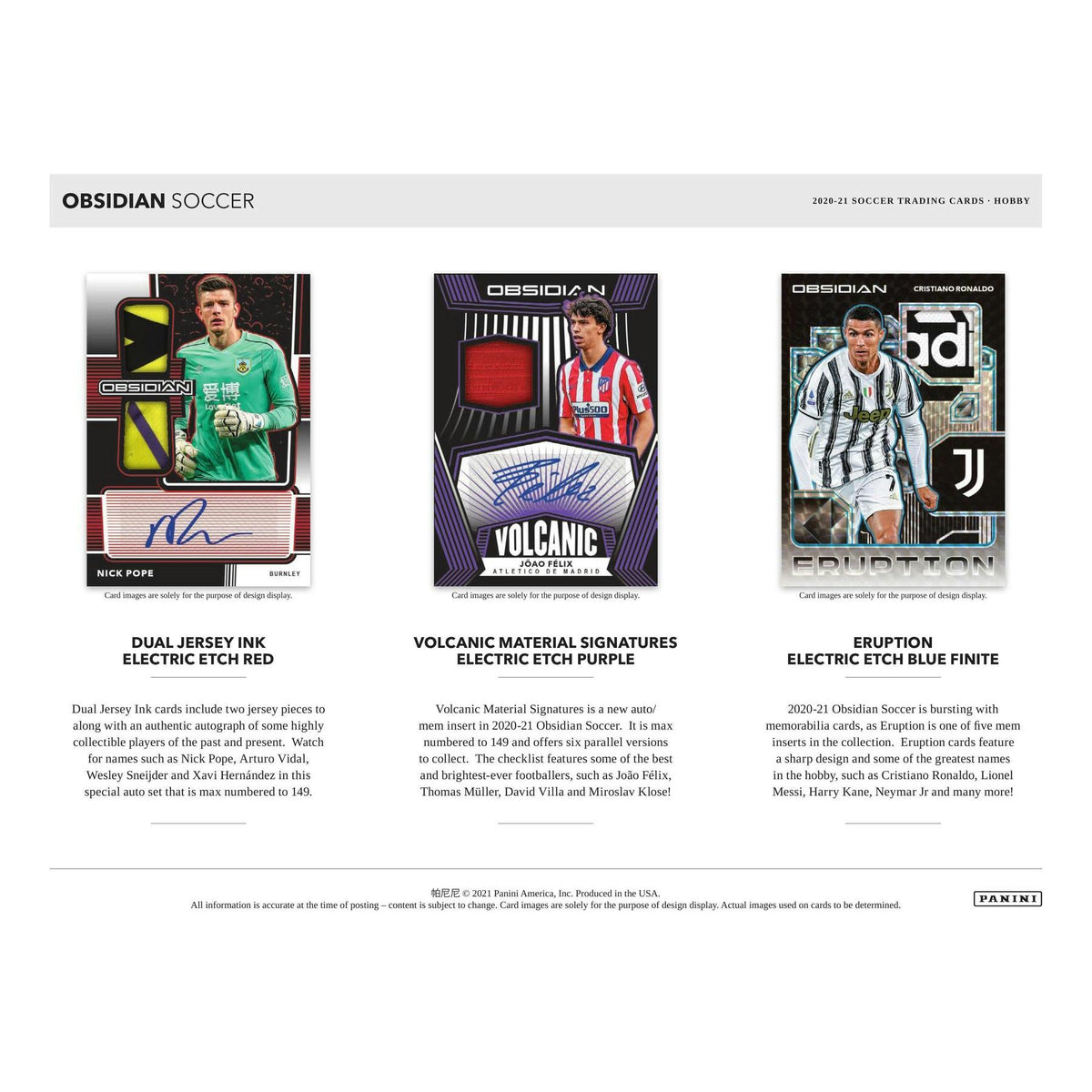 2020/21 Panini Obsidian Soccer Hobby Box