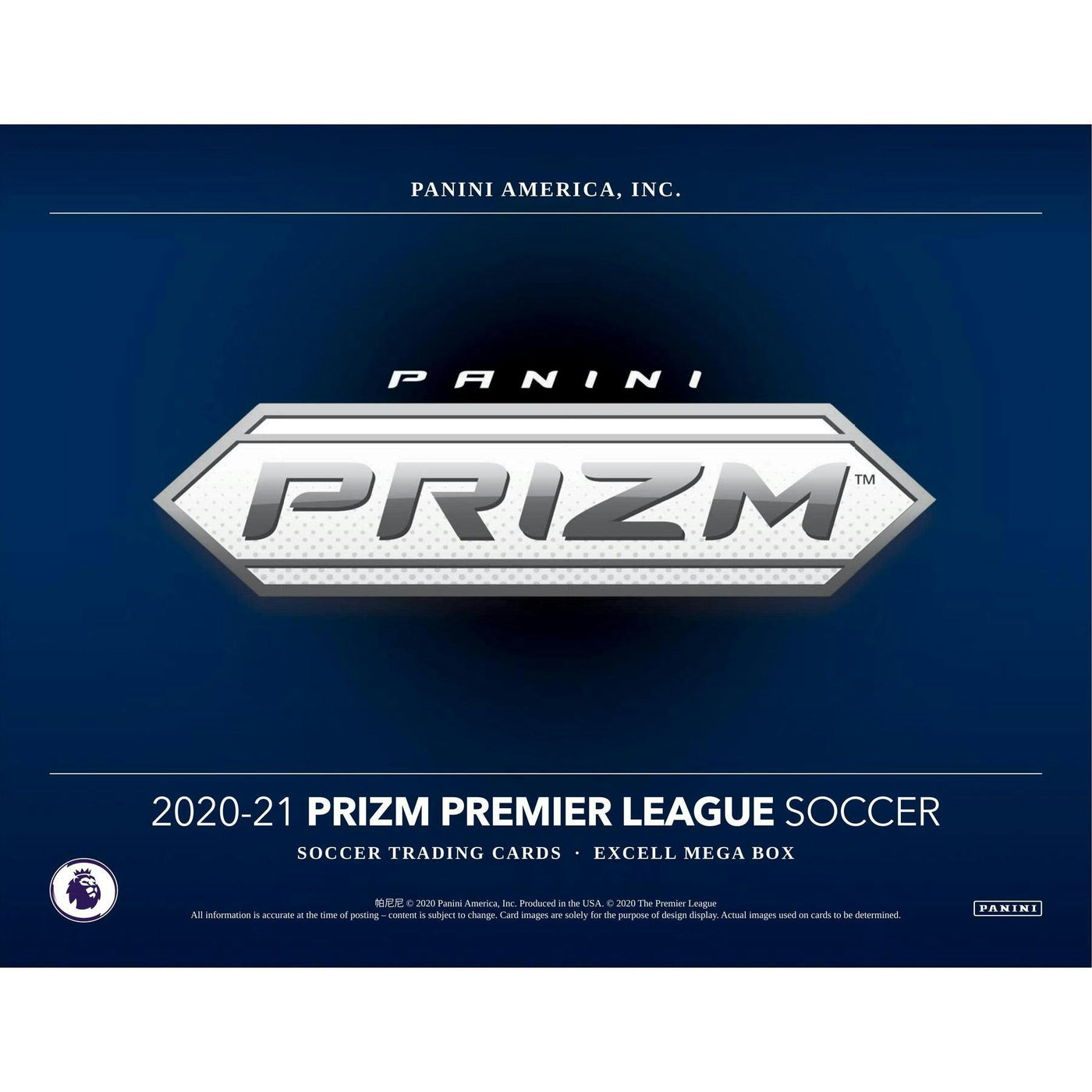 2020/21 Panini Prizm Premier League EPL Soccer Mega Box (Red Ice Prizms)