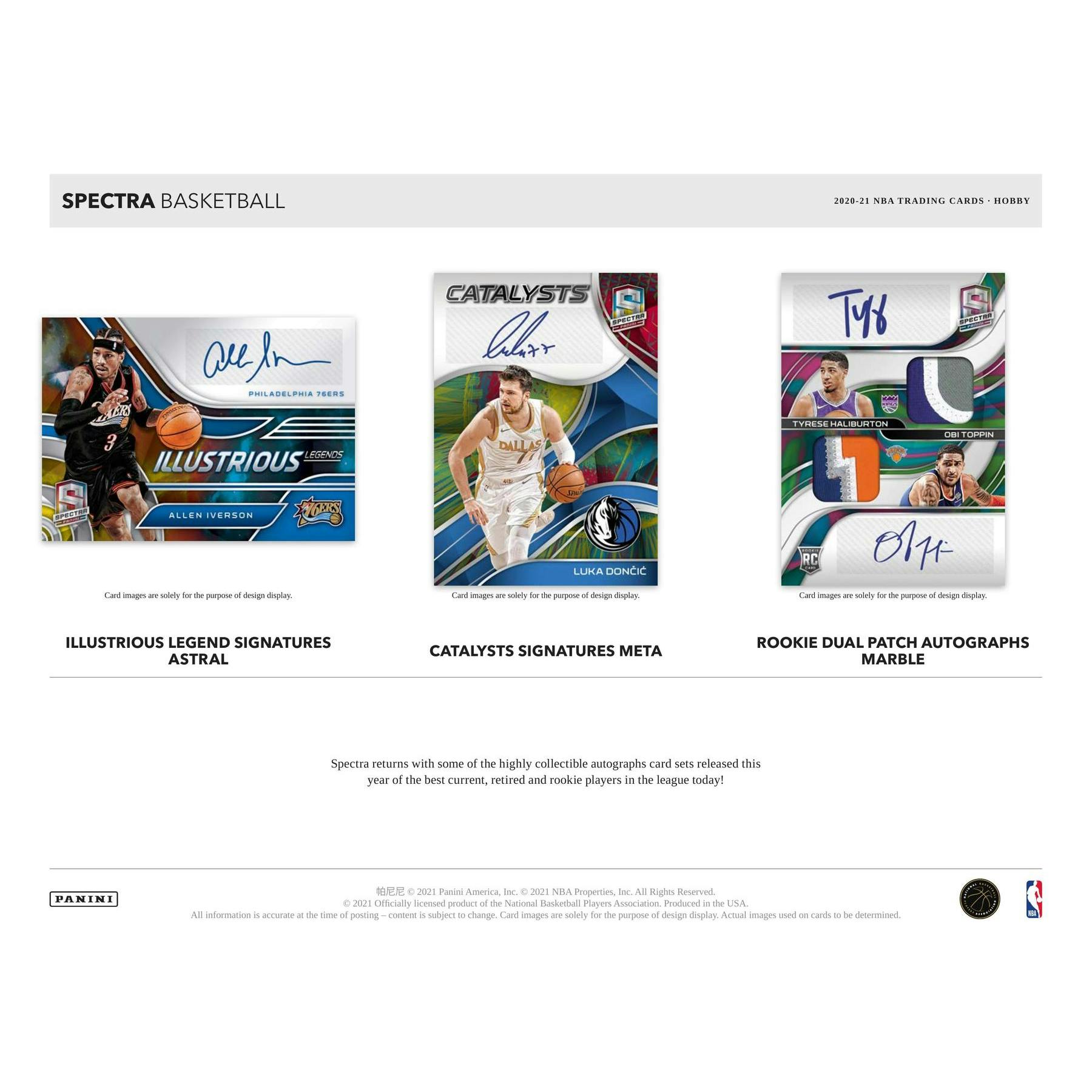 2020/21 Panini Spectra Basketball Hobby Box
