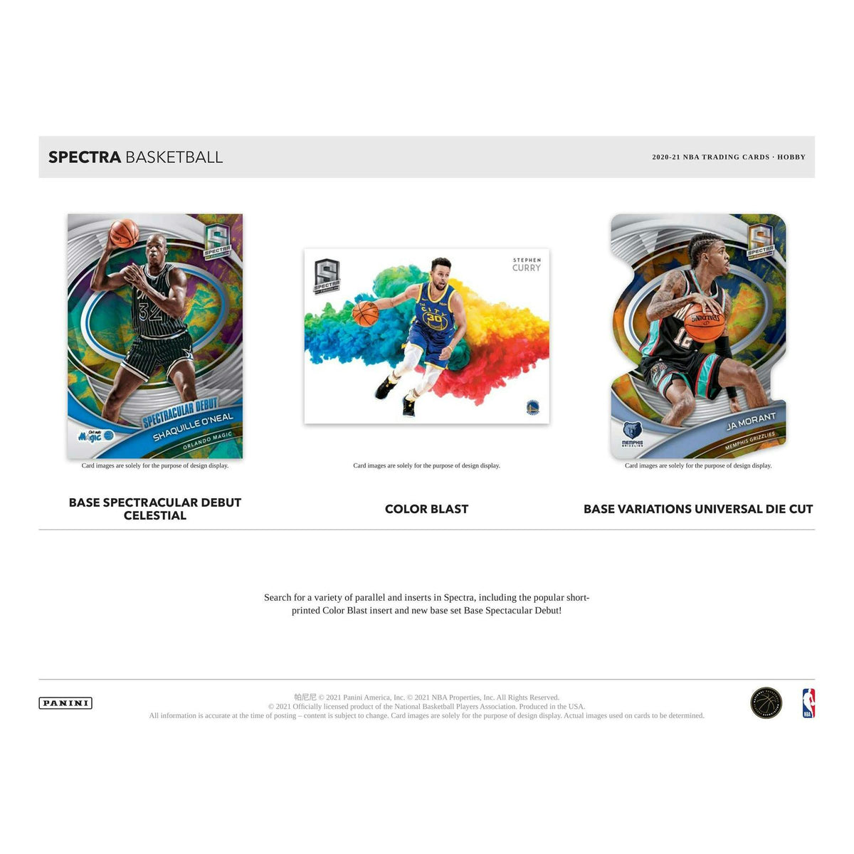 2020/21 Panini Spectra Basketball Hobby Box