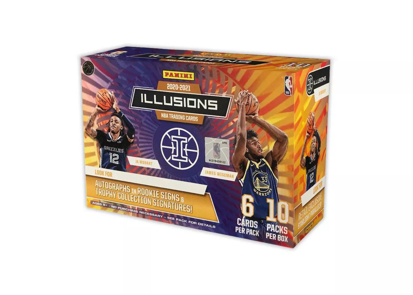 2020/21 Panini Illusions Basketball Mega Box (Sapphire and Yellow Parallels!) (Target)