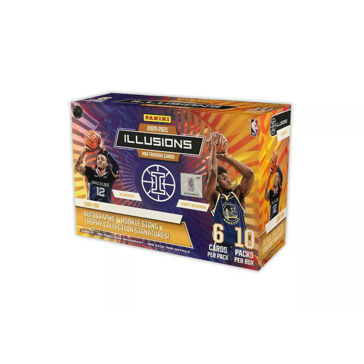 2020/21 Panini Illusions Basketball Mega Box (Sapphire and Yellow Parallels!) (Target)
