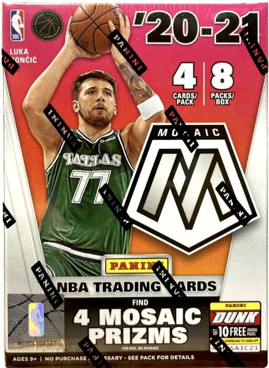 2020/21 Panini Mosaic Basketball Blaster Box (Orange Fluorescent Prizms!) (Reed Buy)