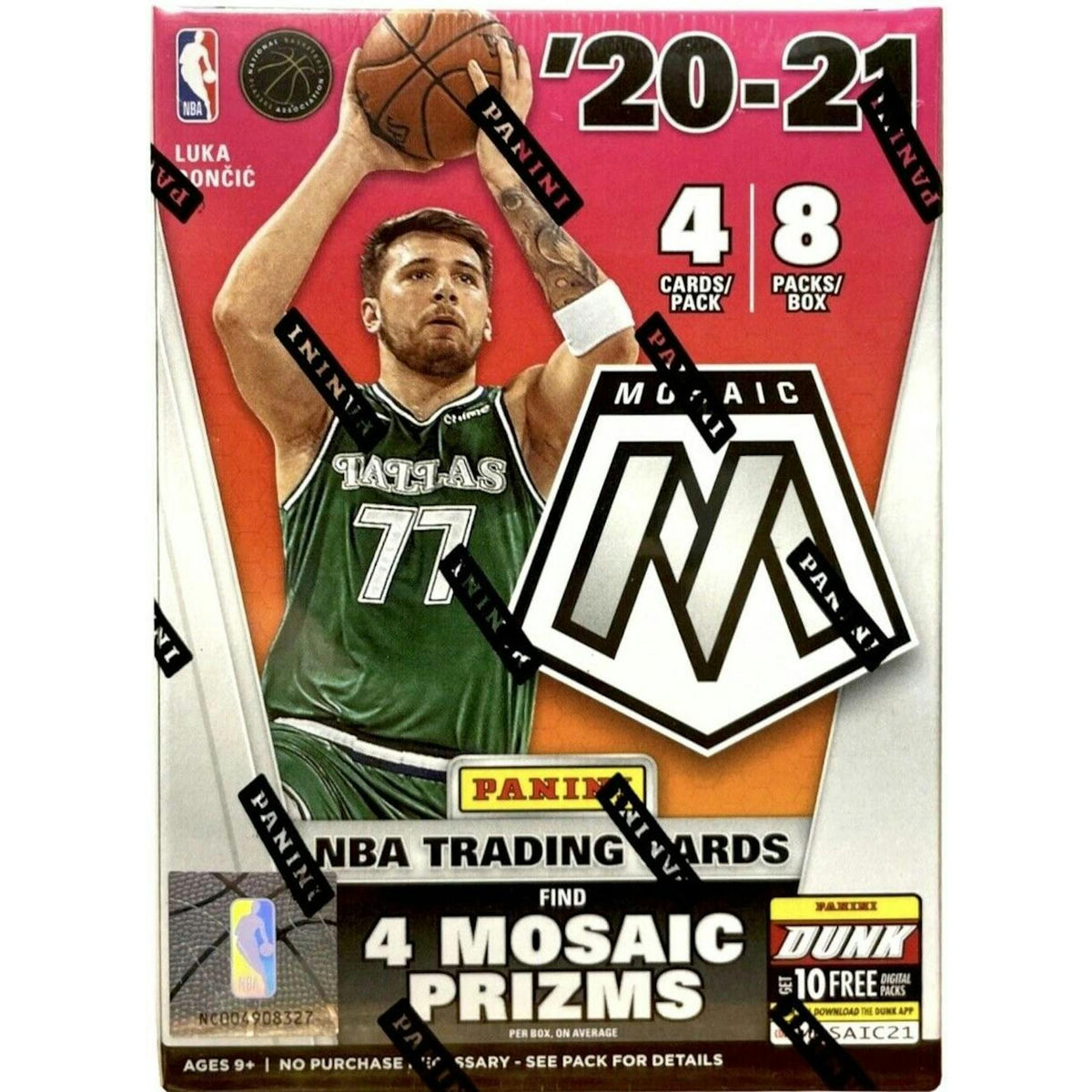 2020/21 Panini Mosaic Basketball Blaster Box (Orange Fluorescent Prizms!) (Reed Buy)