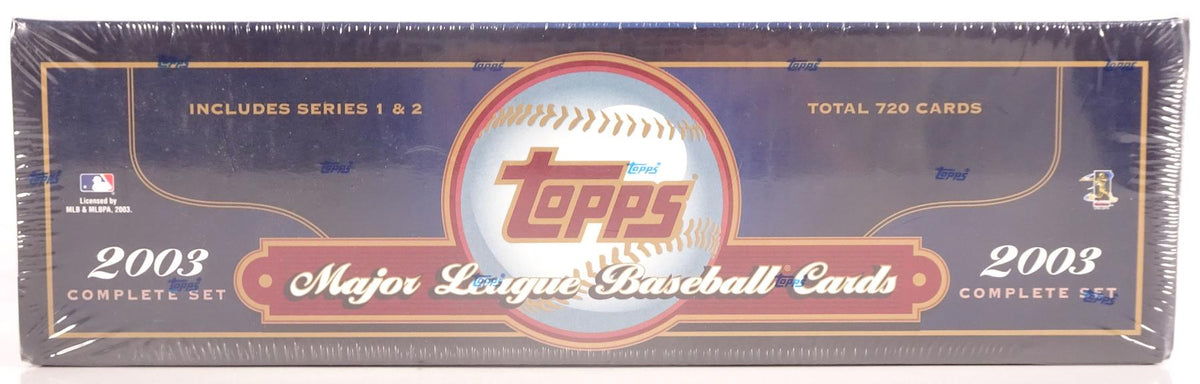 2003 Topps Baseball Retail Factory Set (Box) (Blue) (Reed Buy)