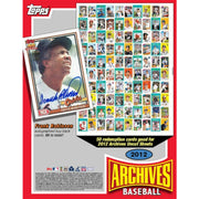 2012 Topps Archives Baseball Hobby Box