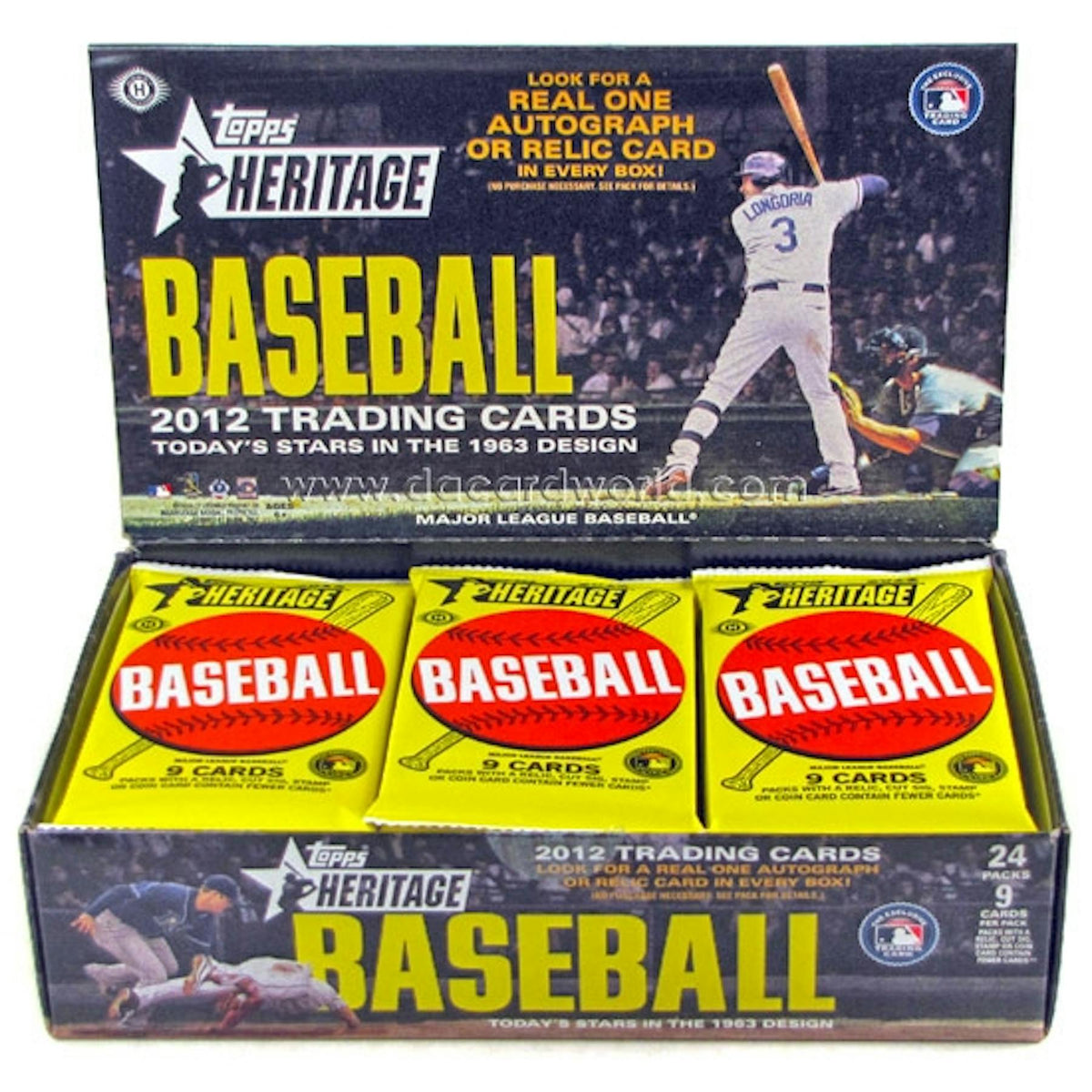 2012 Topps Heritage Baseball Hobby Box