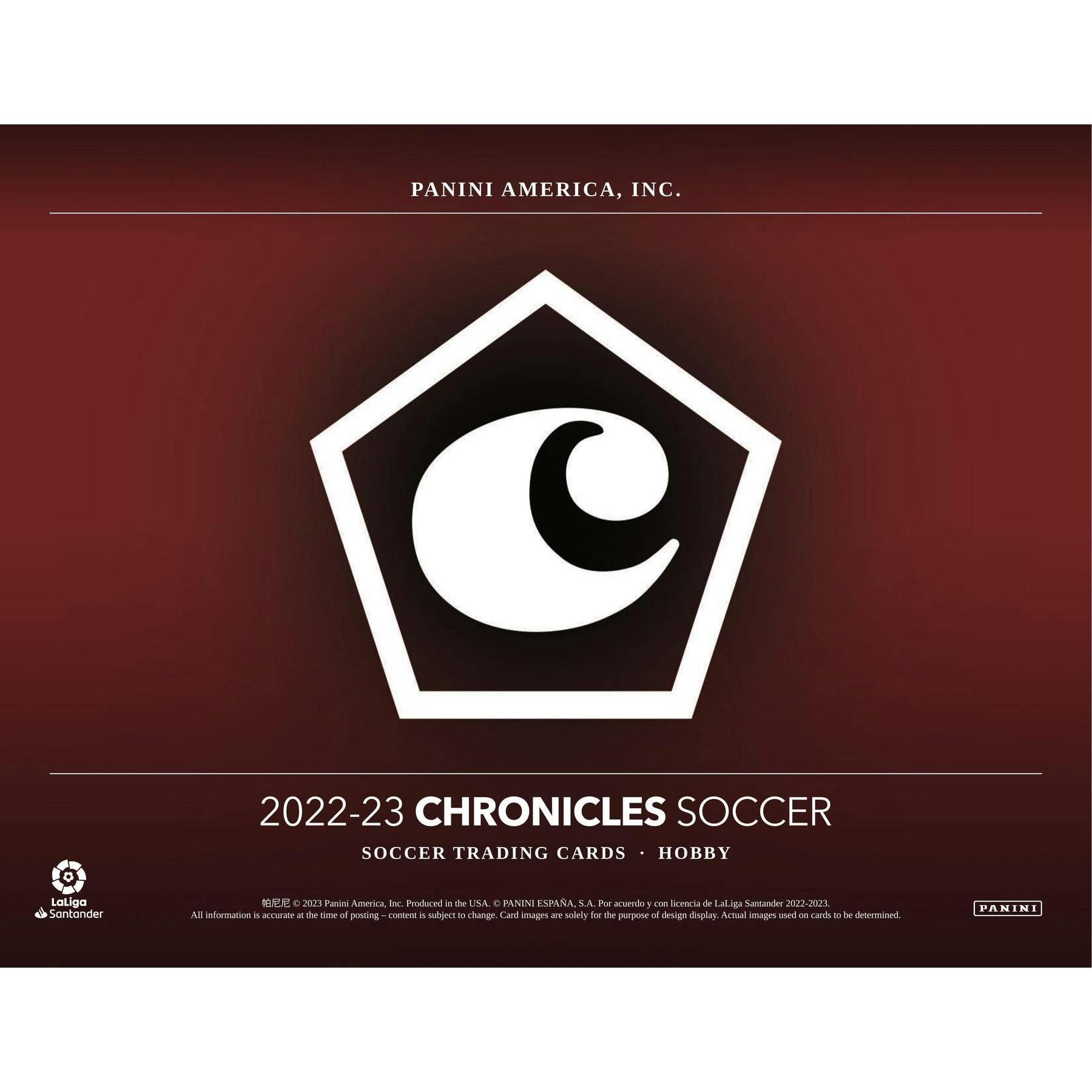 2022/23 Panini Chronicles Soccer Hobby Box