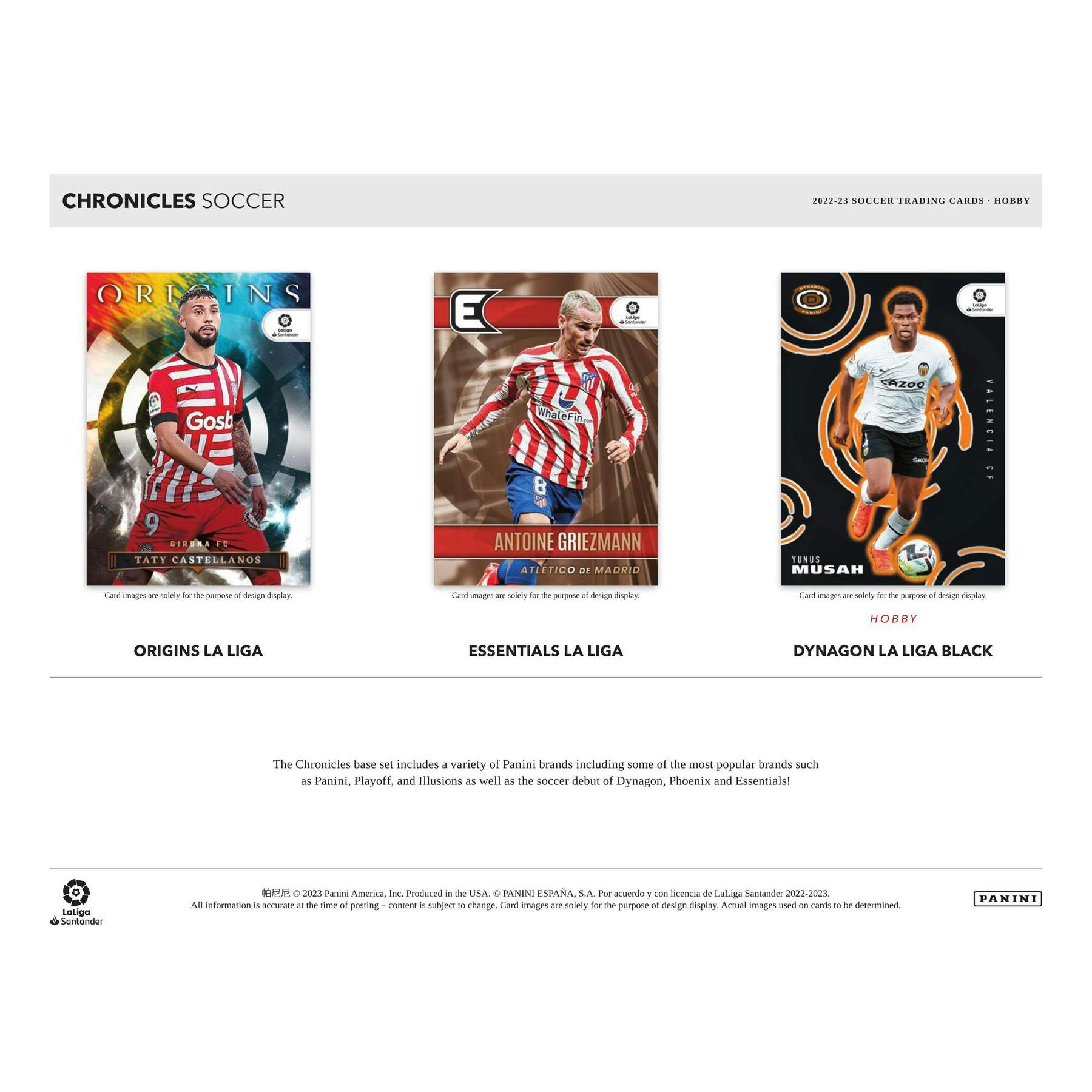 2022/23 Panini Chronicles Soccer Hobby Box