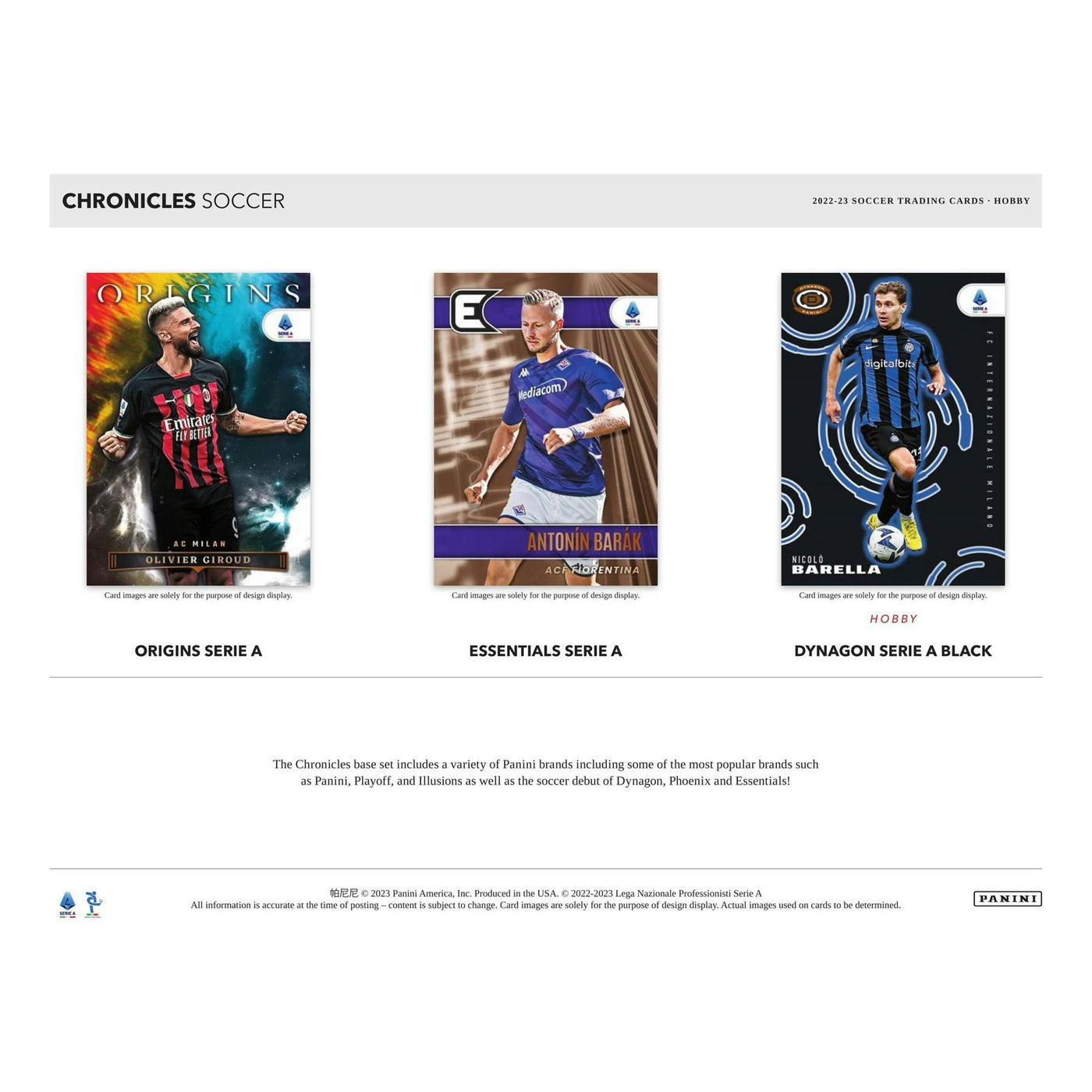 2022/23 Panini Chronicles Soccer Hobby Box