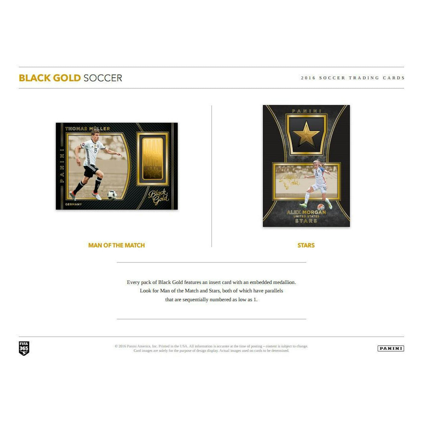 2016/17 Panini Black Gold Soccer Hobby Box