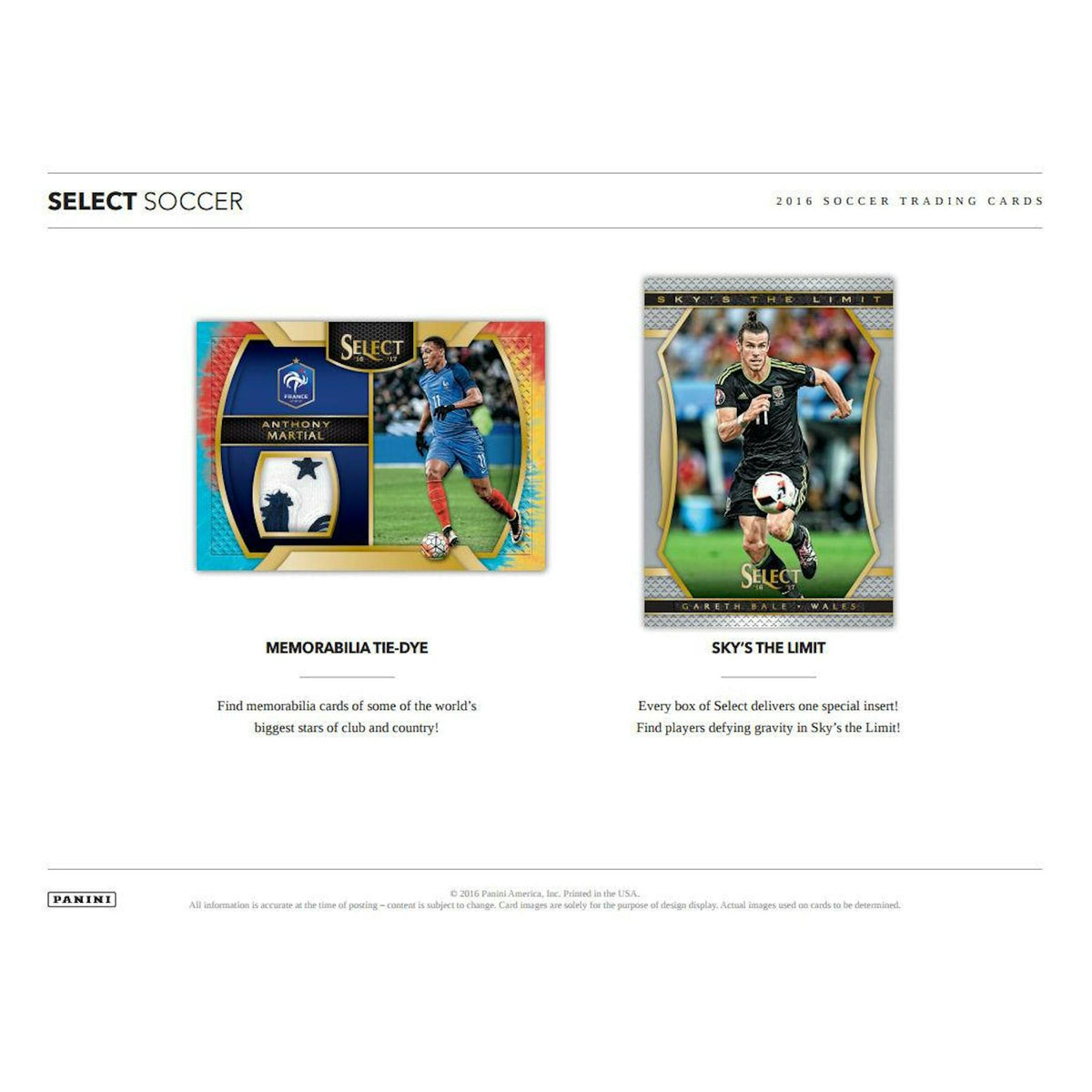 2016/17 Panini Select Soccer Hobby Box