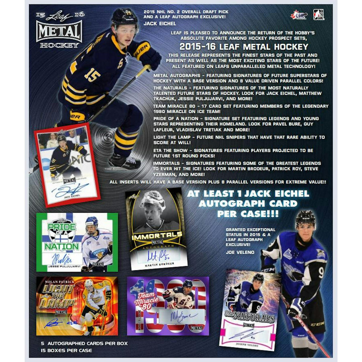 2015/16 Leaf Metal Draft Hockey Hobby Box