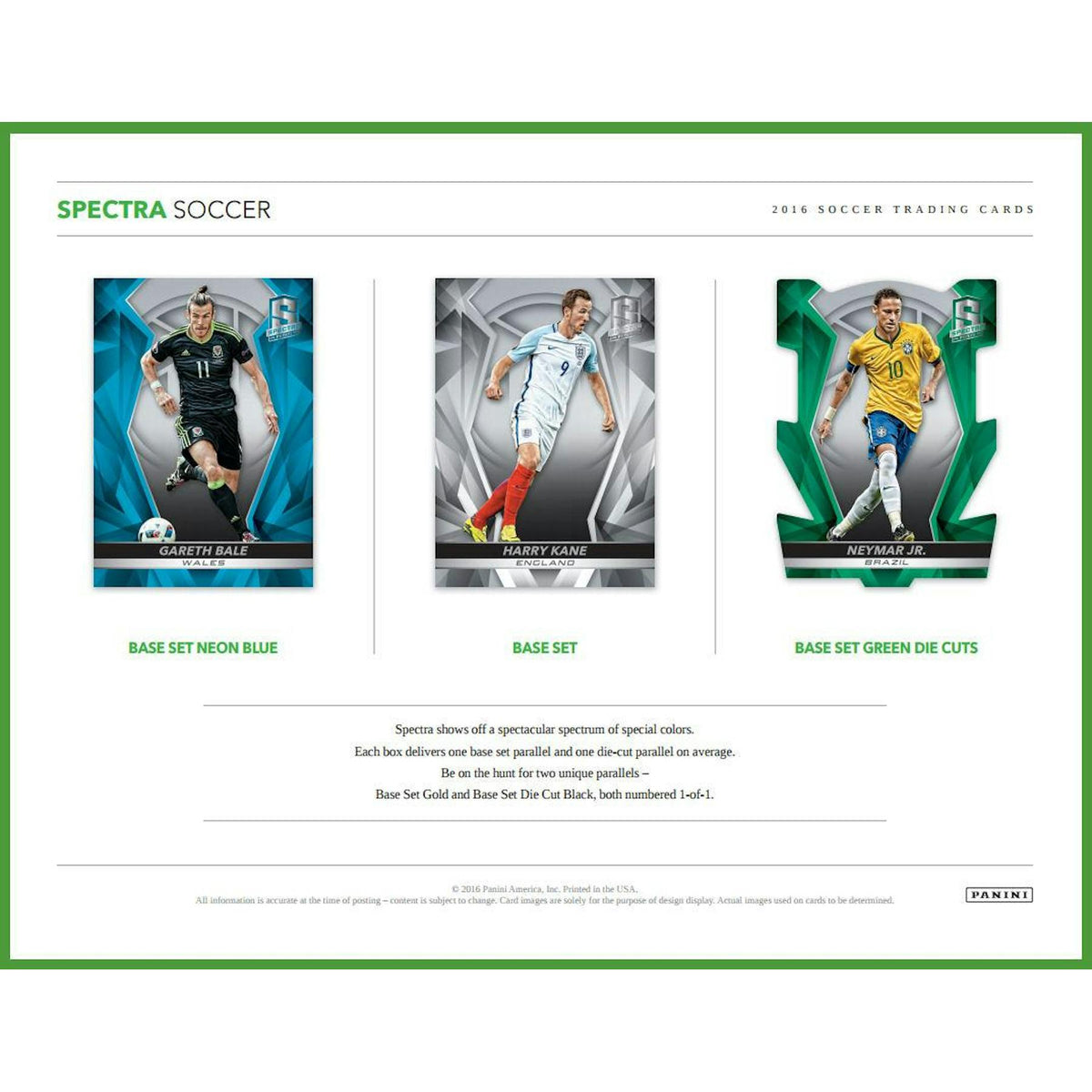 2016 Panini Spectra Soccer Hobby Box