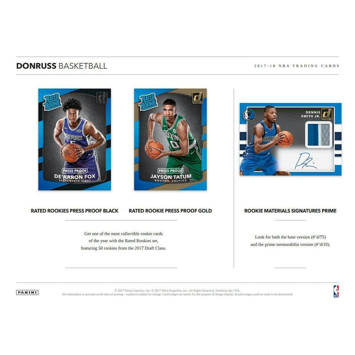 2017/18 Panini Donruss Basketball Hobby Box