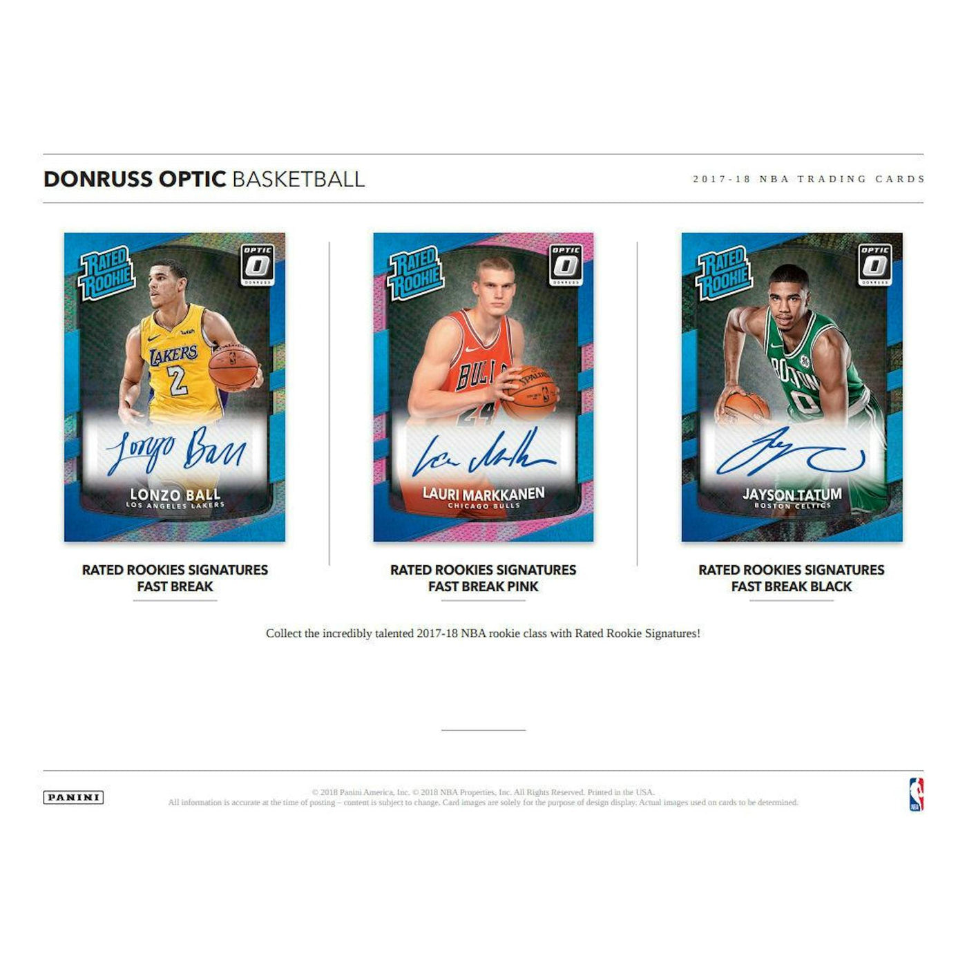 2017/18 Panini Donruss Optic Fast Break Basketball Box