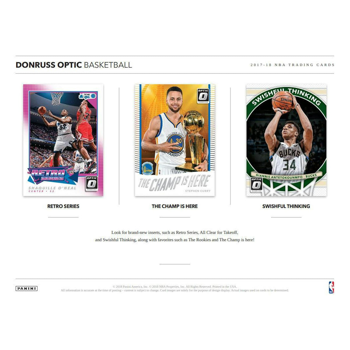 2017/18 Panini Donruss Optic Fast Break Basketball Box