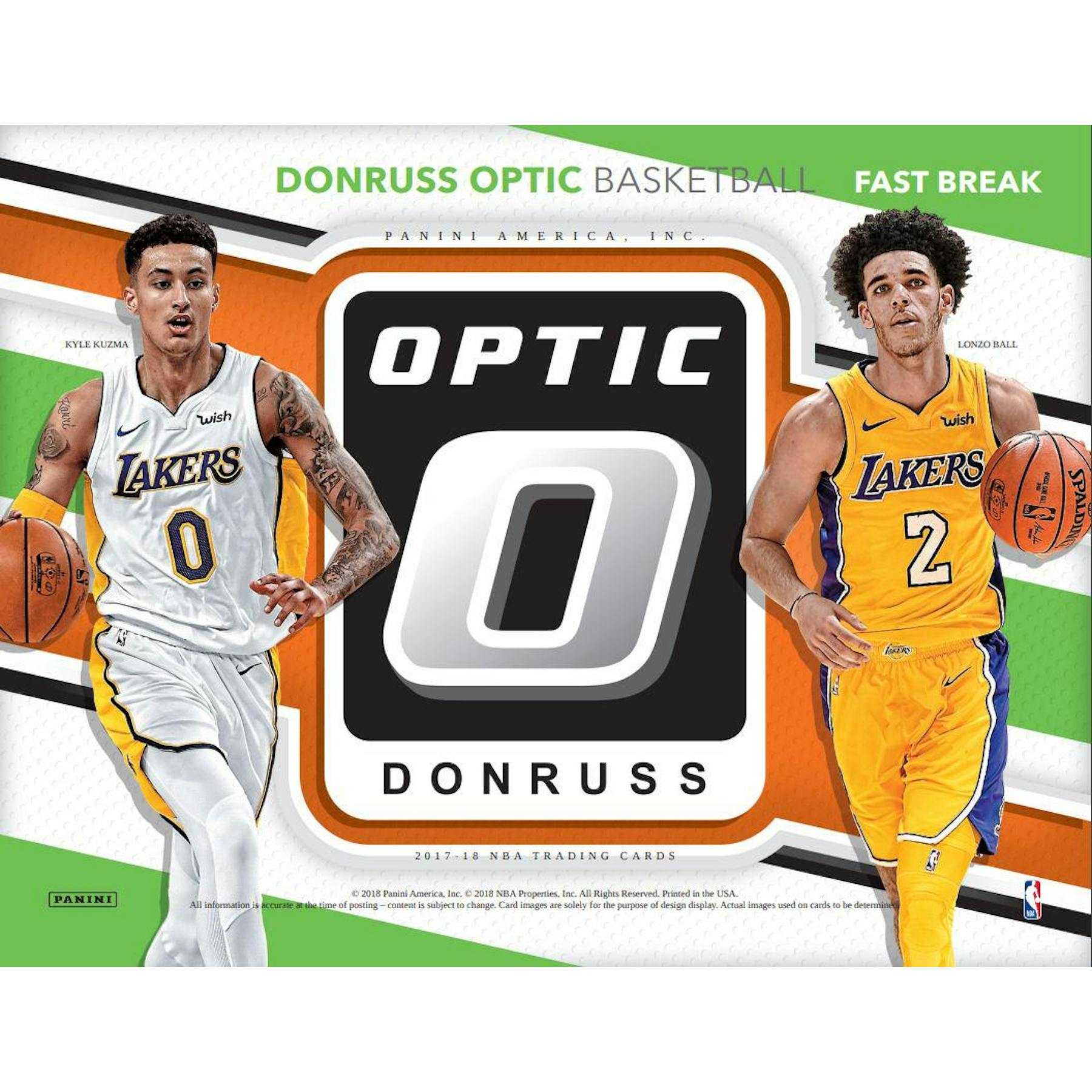 2017/18 Panini Donruss Optic Fast Break Basketball Box