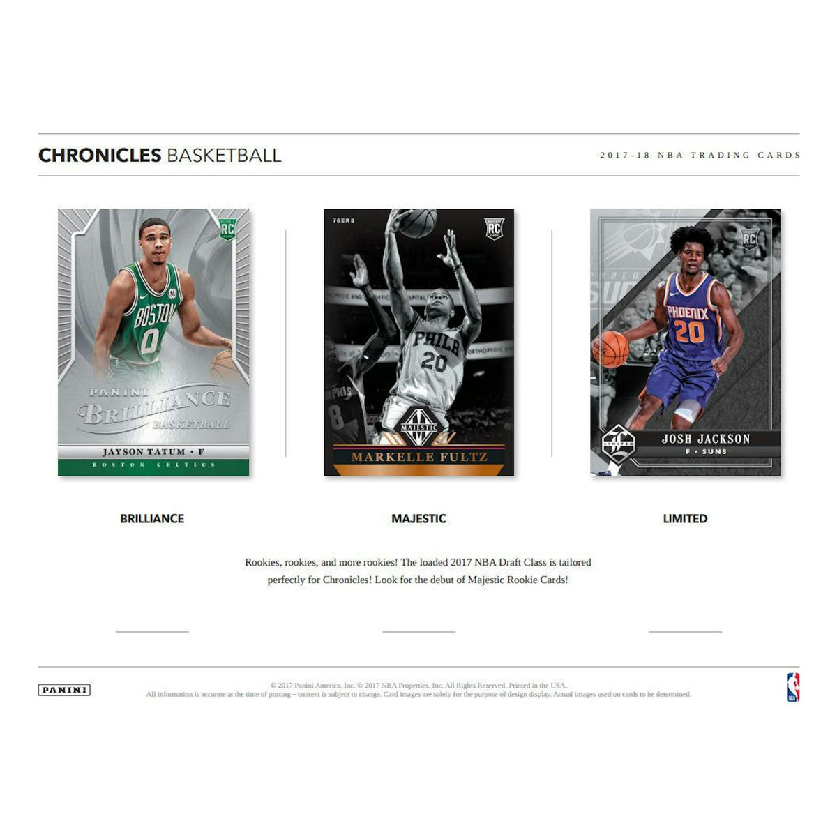 2017/18 Panini Chronicles Basketball Hobby Box
