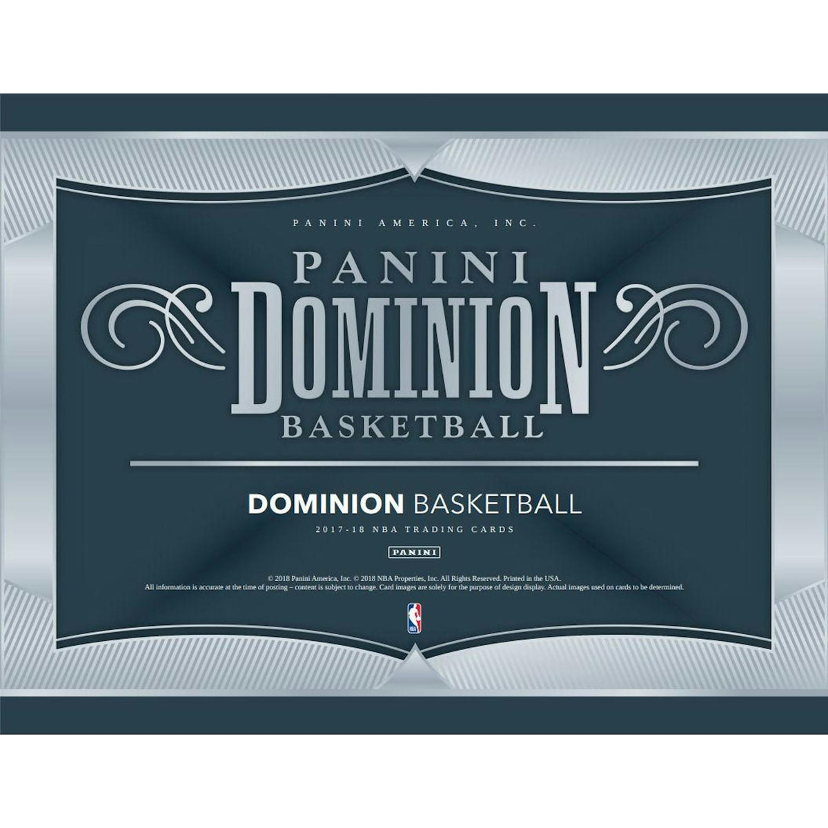 2017/18 Panini Dominion Basketball Hobby Box