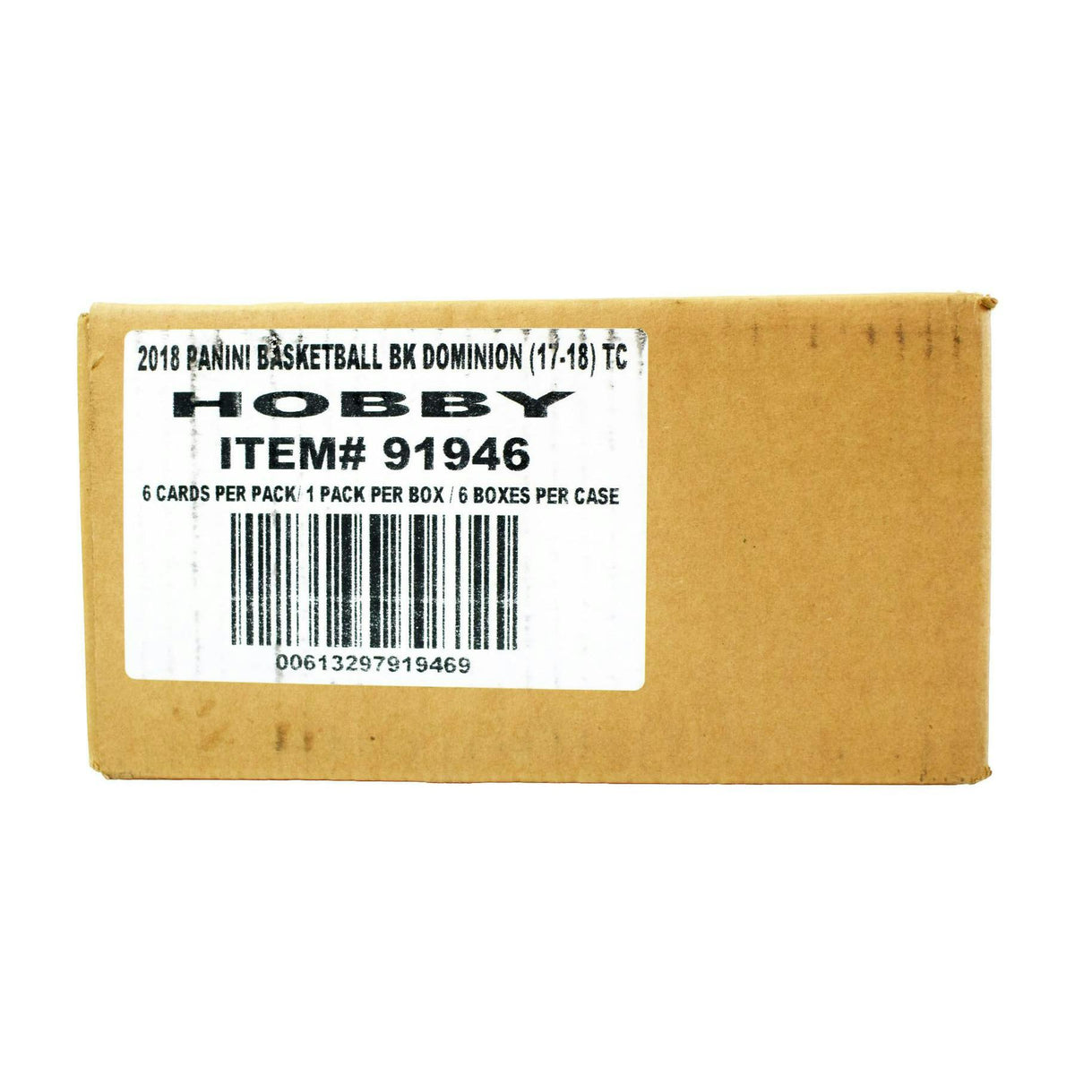 2017/18 Panini Dominion Basketball Hobby 6-Box Case